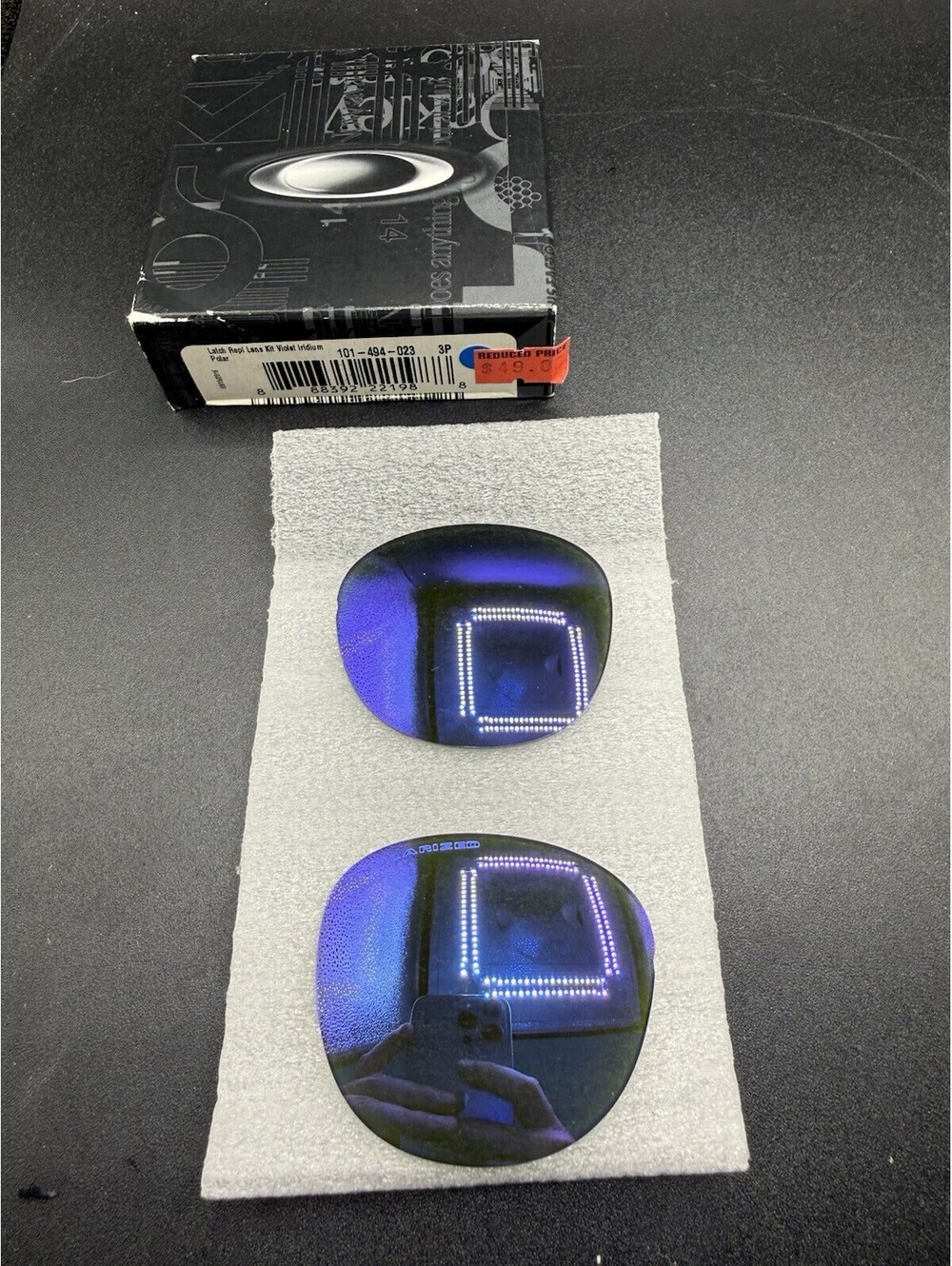 Oakley Latch Violet Iridium Polarized Replacement Lenses